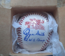 OZZIE SMITH PALLA AUTOGRAFATA