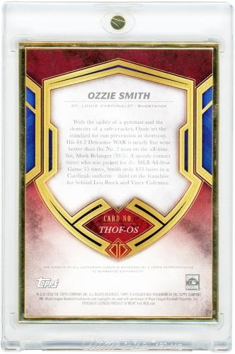Carta ozzie smith - ozzie,