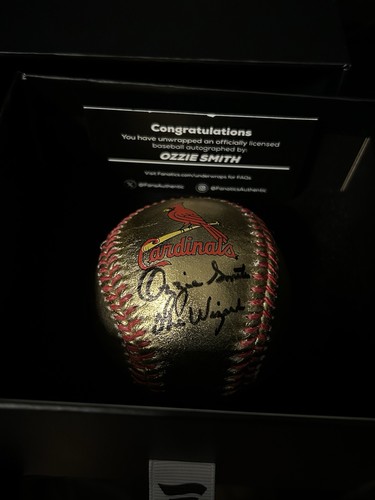 Ozzie smith signed - smith, fanatics