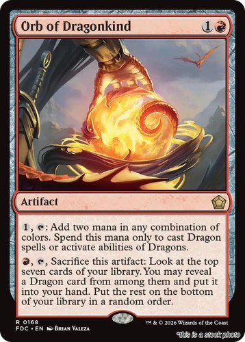 Orb dragonkind rara fdc - orb,
